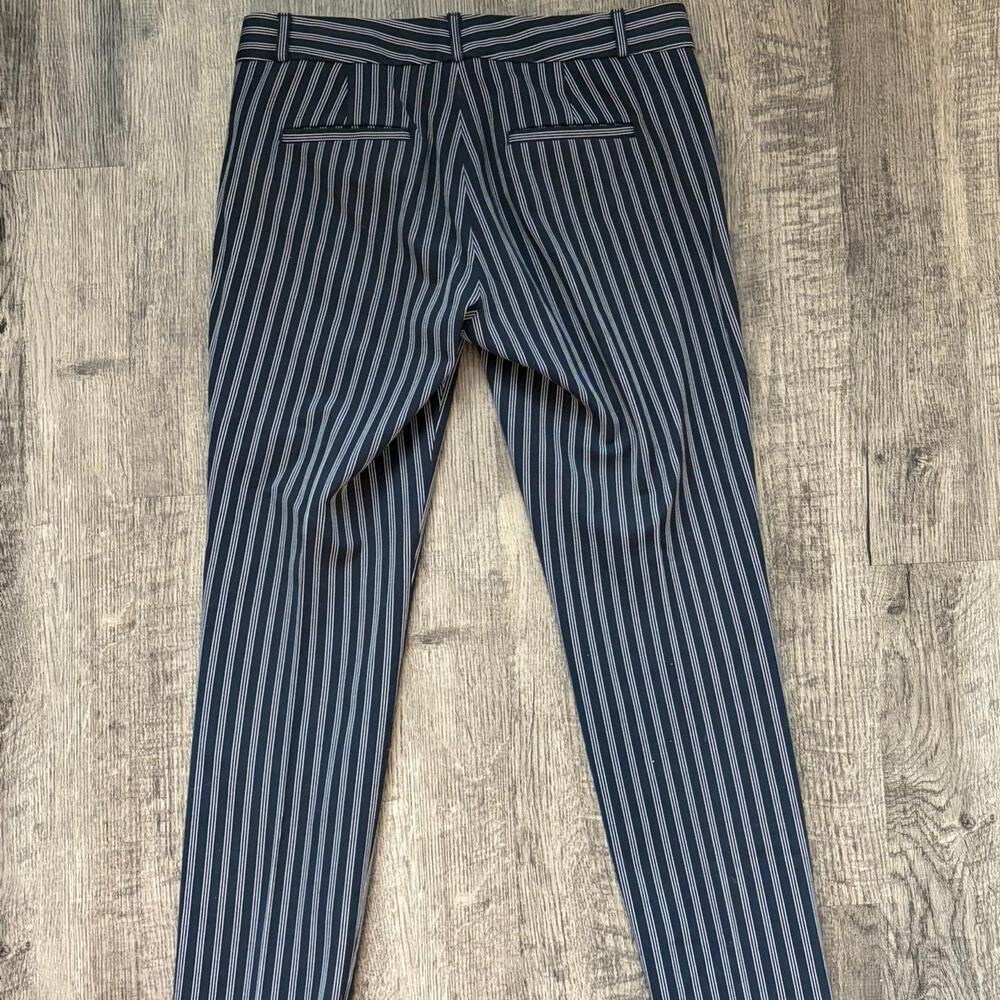 Banana Republic Striped Navy Pants - Size 2 - Picture 4 of 4